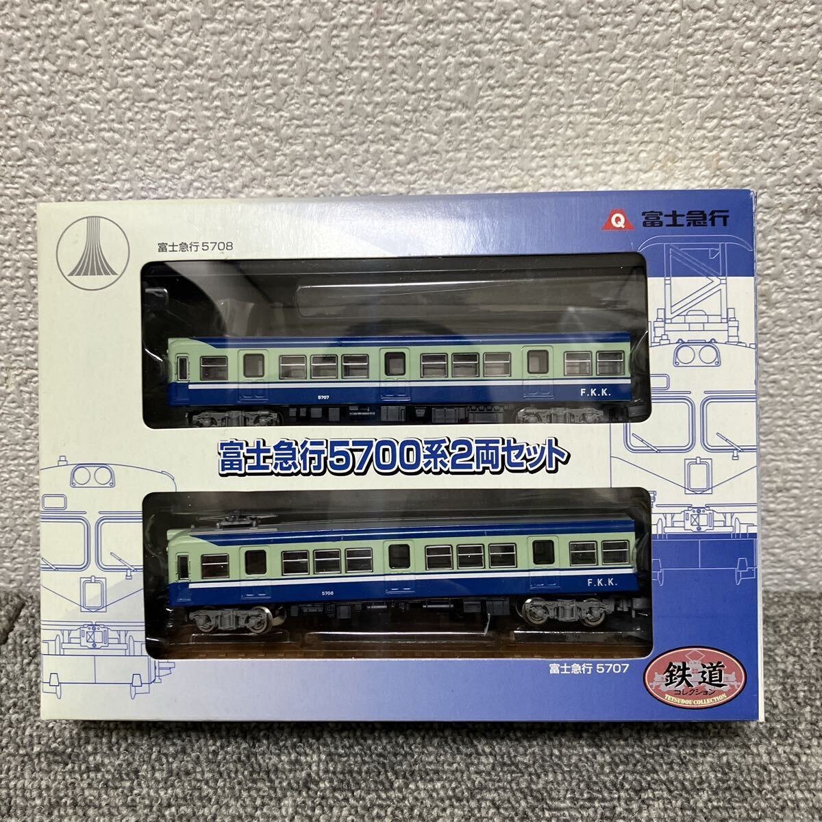 TOMYTEC 鉄道コレクション Nゲージ 富士急行5700系2両セット 保管現状品　N28-23-1