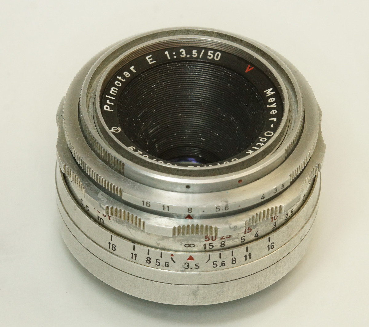 ドイツ製 Meyer -Optik Gorlitz Primotar E 3.5/50 V M42 17NB-029 Q1