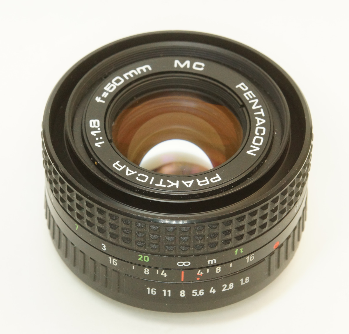 ドイツ製 PENTACON PRAKTICAR 1:1.8 f=50mm MC 21N-768 PBマウント