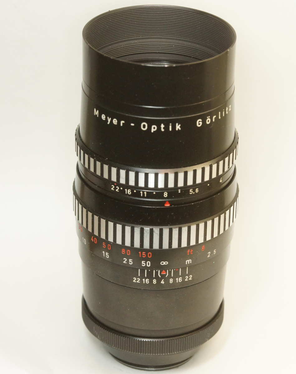 ドイツ製 Meyer -Optik Gorlitz Orestegor 4/200 M42 9NB-080 Q1 ゼブラ 絞羽15枚