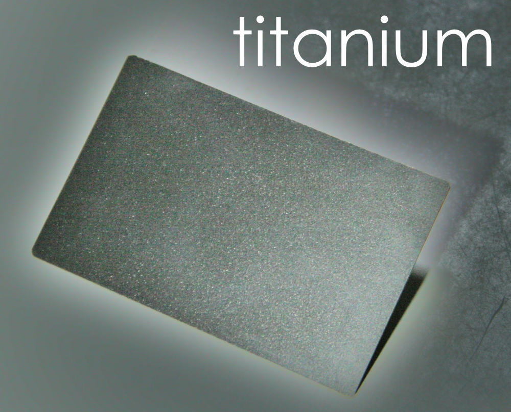 カード型 チタン製 ヘラ 軽量 チタン カード titanium ハンドメイド クレカサイズ UL 金属カード