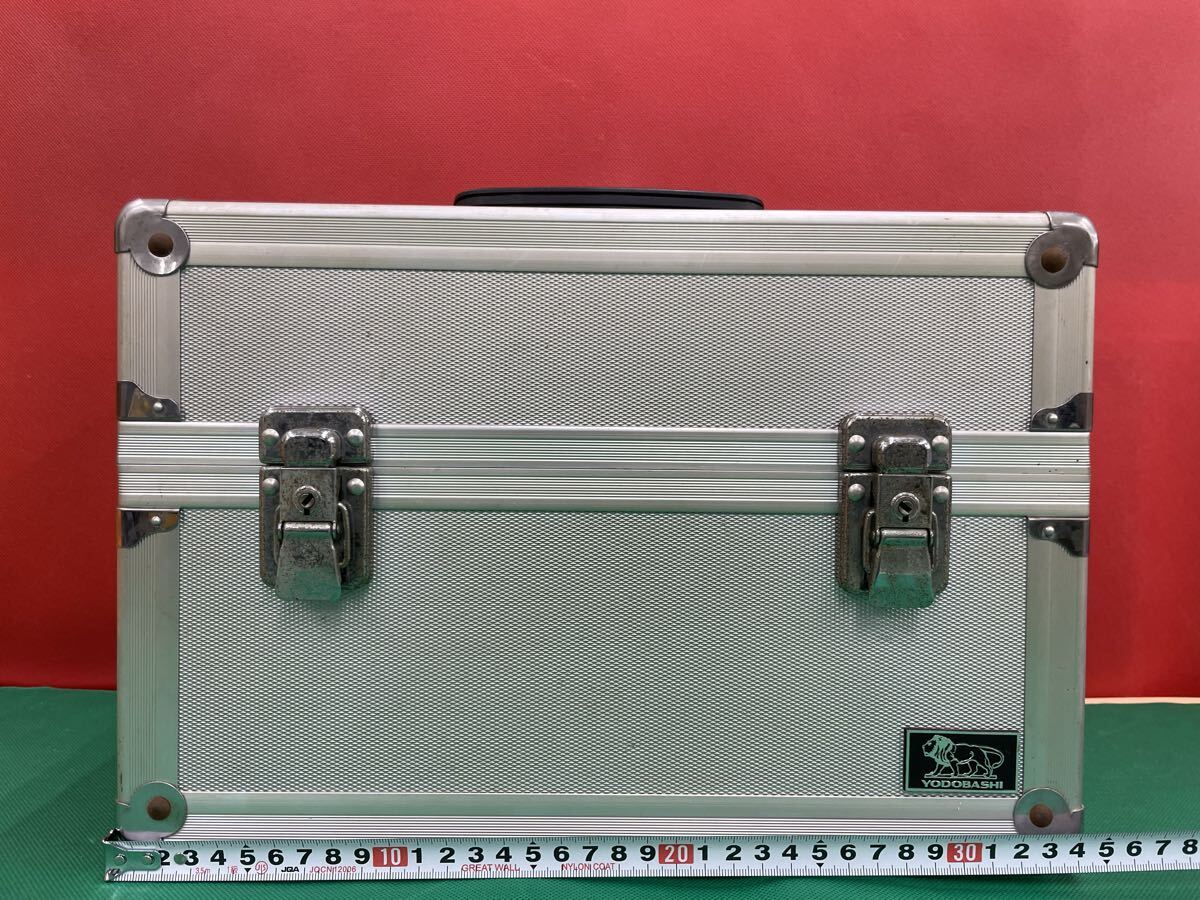（A80）YODOBASHI ジェラルミン カメラケース コンテナ ハードケース カメラ バッグ トランクケース カメラアクセサリー 機材ケース 