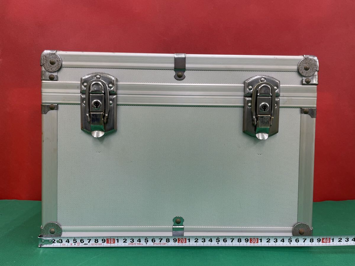 （A144）ALUMINUM CASE ジェラルミン カメラケース コンテナ ハードケース カメラ バッグ トランクケース カメラアクセサリー 機材ケース 
