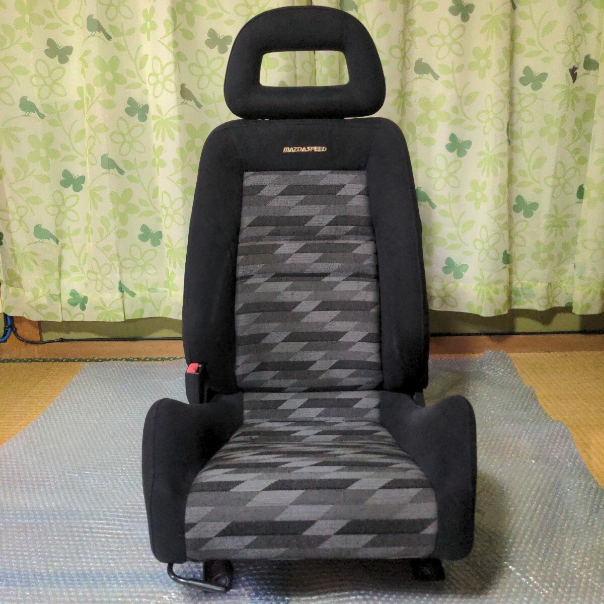 【助手席/美品】 マツダスピード セミバケ タイプT NA ロードスター レール付 シート フルバケ roadster miata mx5 mazdaspeed NB レカロ