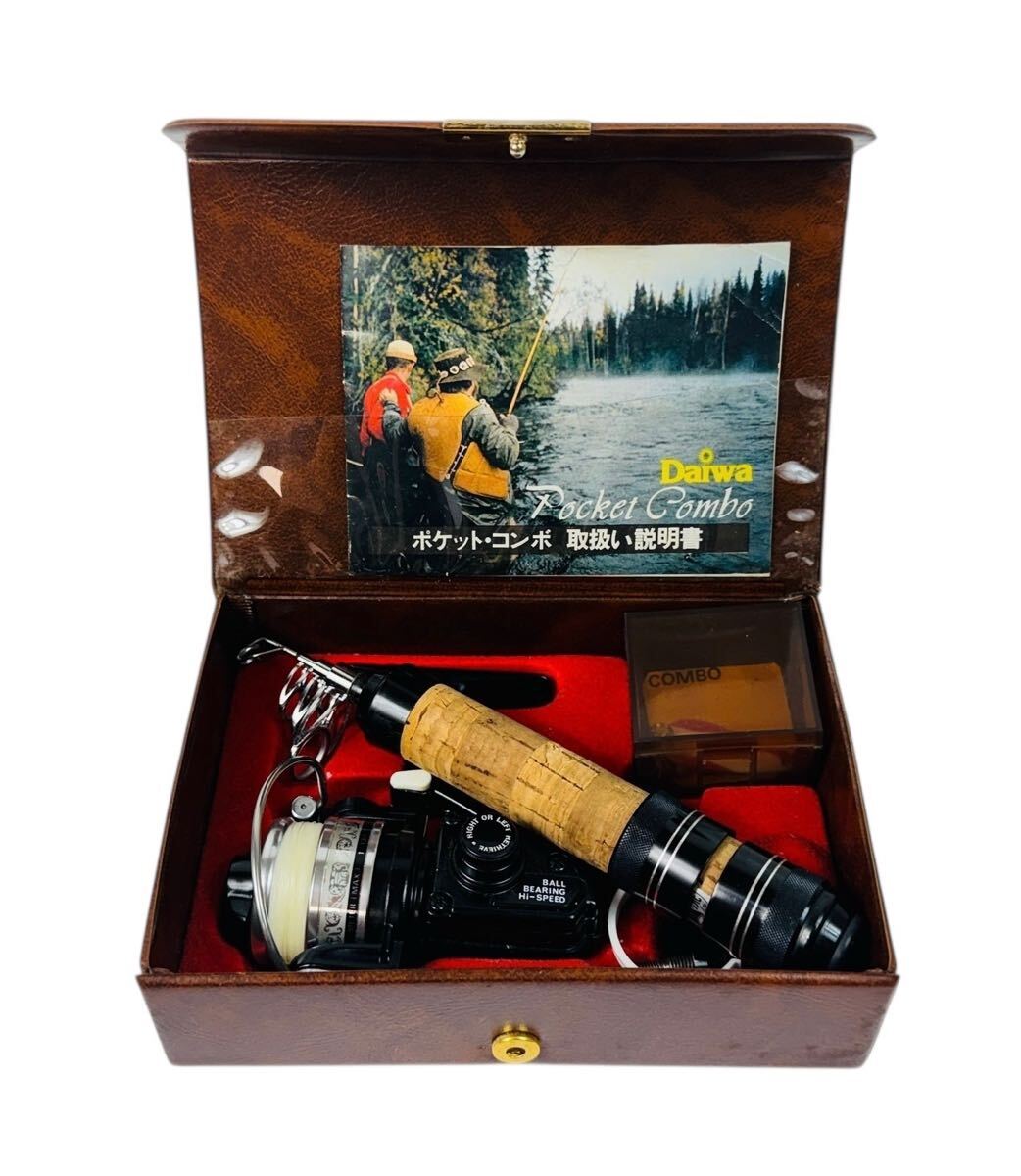 Daiwa ダイワ Pocket Combo ポケットコンボ コンパクトロッド リール セット トラベルタックル 釣具