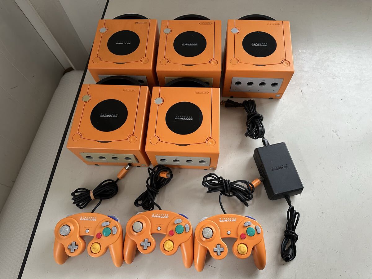 Nintendo 任天堂 GAMECUBE ゲームキューブ DOL-001/DOL-003/DOL-002 通電確認のみ 1/13