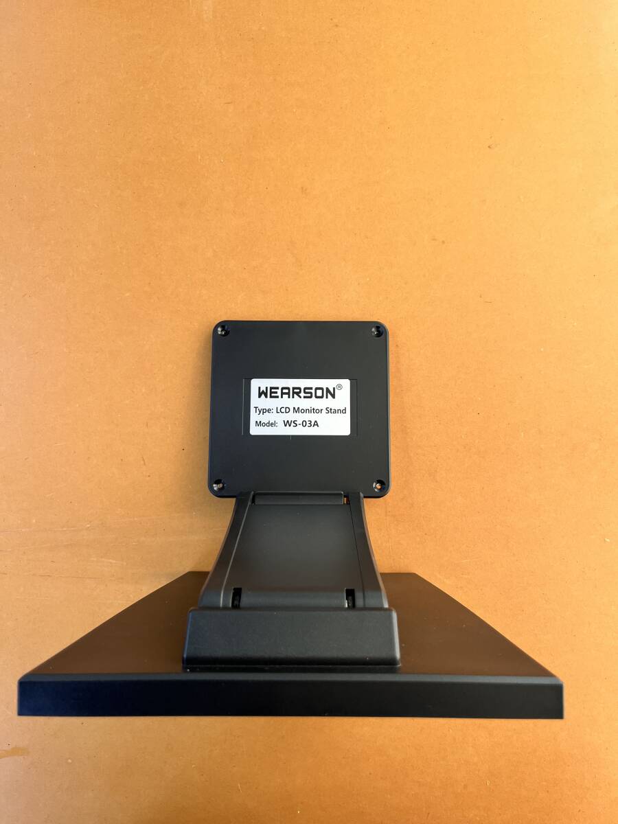 Wearson VESA スタンドマウント VESA 100*100mm 75*75 折り畳み 液晶タッチモニタースタンド 低い 小型卓上自立式