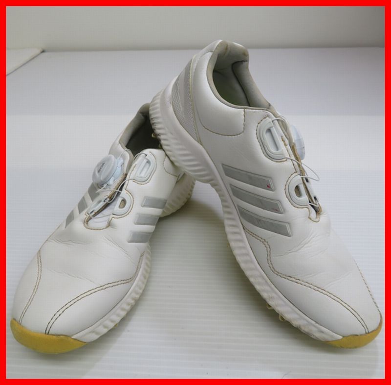 adidas Boa ゴルフシューズ 23cm中古mマ-0066