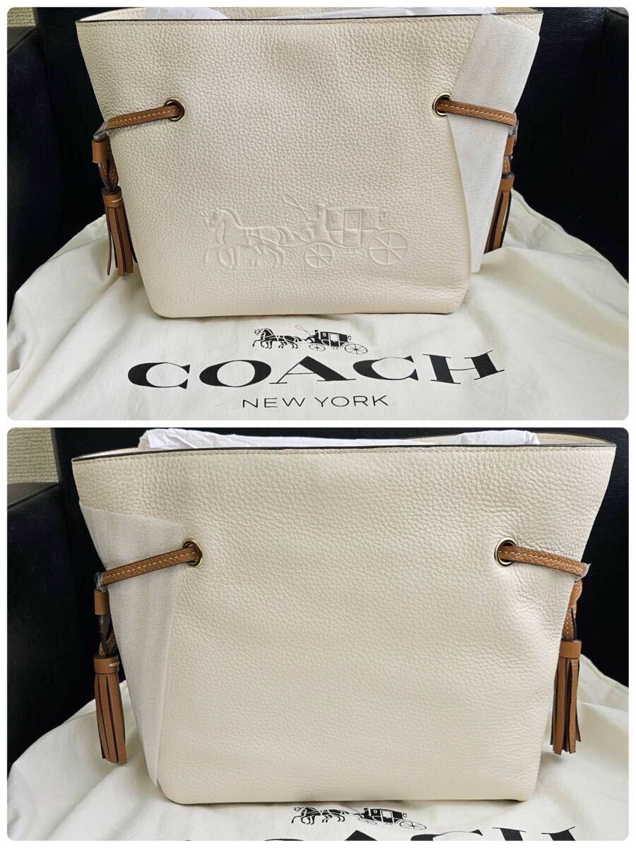 COACH コーチ アンディ クロスボディ 2WAY バッグ ハンドバッグ ショルダーバッグ 斜め掛け レザー CHALK MULTI ホワイト CA164 レディース