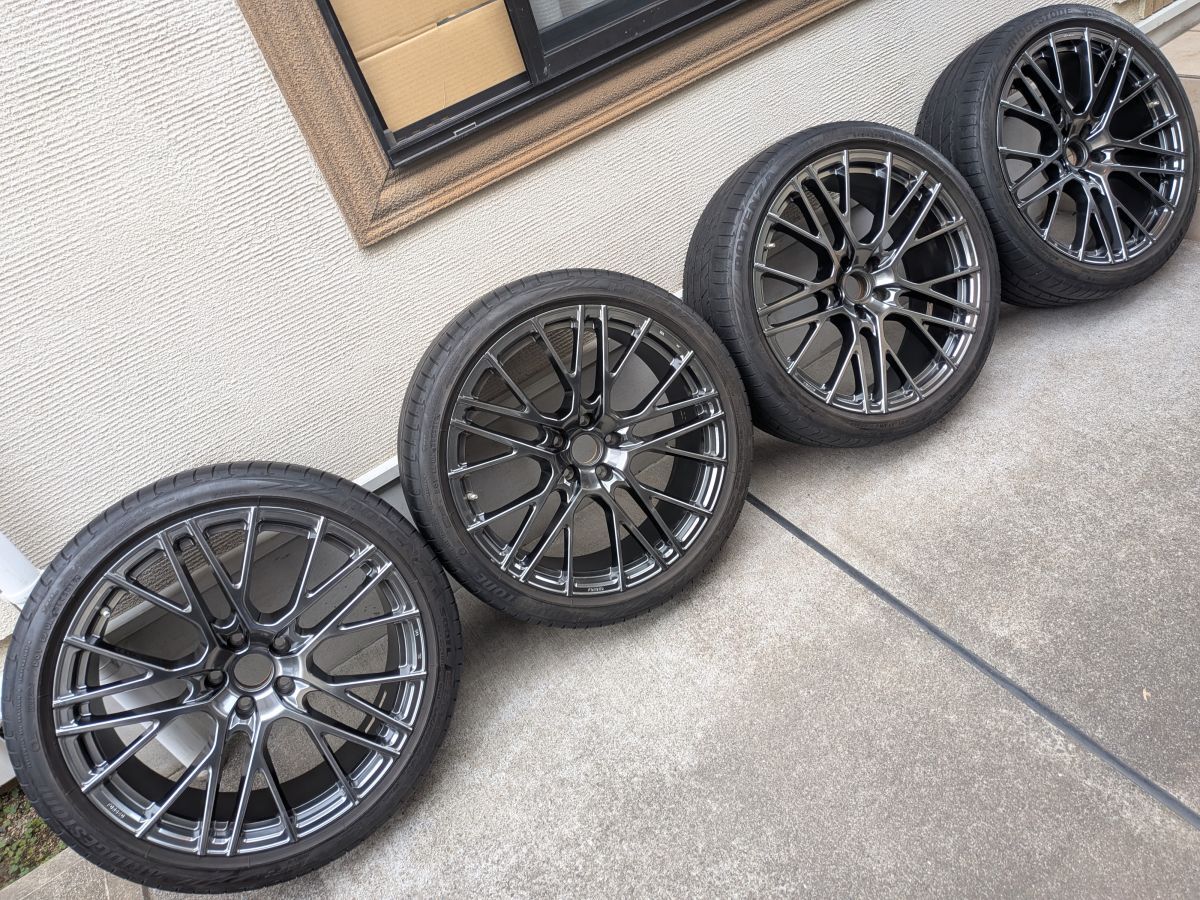 LEXUS LS 50 55 LS500 LS500ｈ 純正 OP 245 40 RF 21 インチ 4本 ダイヤモンドグレーメタリック TRD 鍛造 8.5J GVF50 VXFA50 GVF55 VXFA55