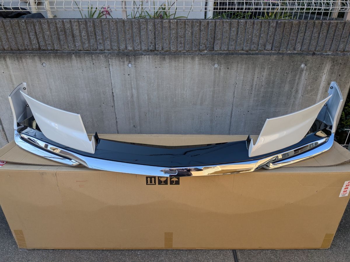 30 35 後期 ALPHARD アルファード X G GF 純正 MODELLISTA モデリスタ 標準 ノーマル ボディ NORMAL BODY フロント ハーフ スポイラー 070