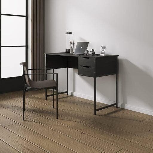 デスク　引き出し付き パソコンデスク モダン オフィス用 100×50×80cm