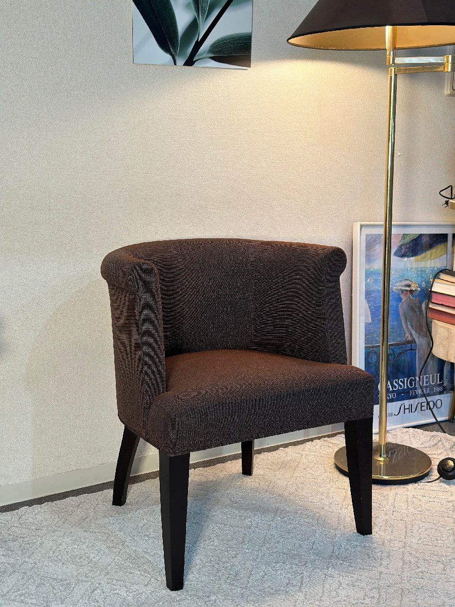 やや訳アリ■Cassina ixc./カッシーナイクスシー■GORDON/ゴードン　アームチェア　フィリップ・ユーレル　ダークブラウン系★埼玉発送★