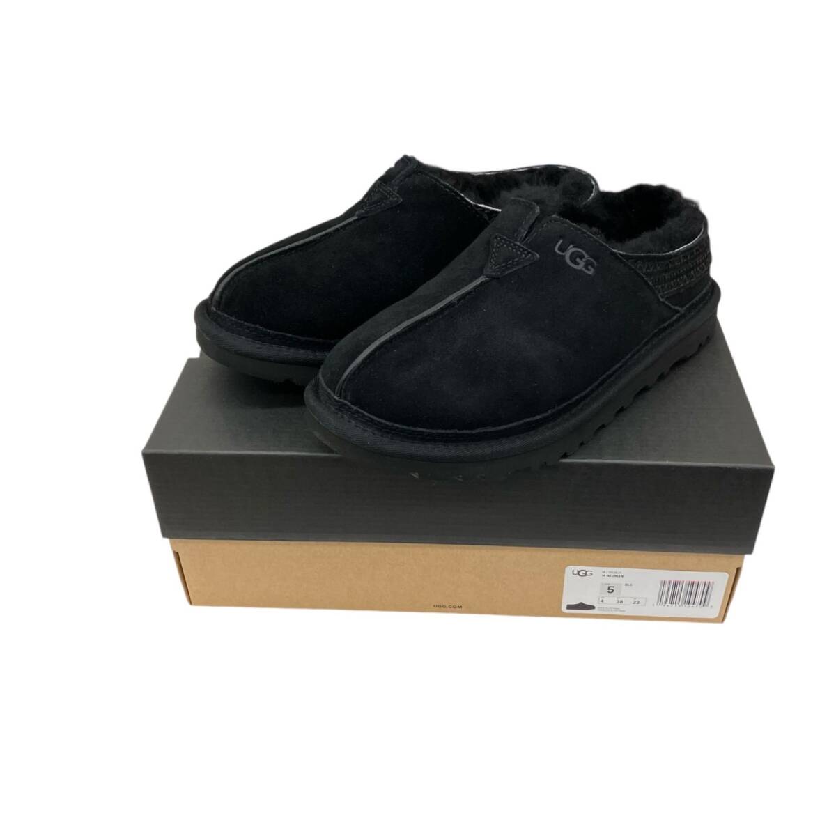 186000 ★美品★ UGG アグ スリッポン ニューマン 23 黒 レディース