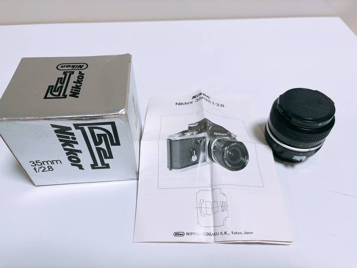 Nikon NIKKOR 35mm F2.8 カメラ レンズ ニコン 箱付き