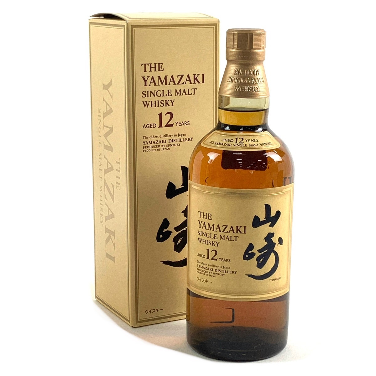 【東京都内限定お届け】 サントリー SUNTORY 山崎 12年 シングルモルト 旧 700ml 国産ウイスキー 【古酒】