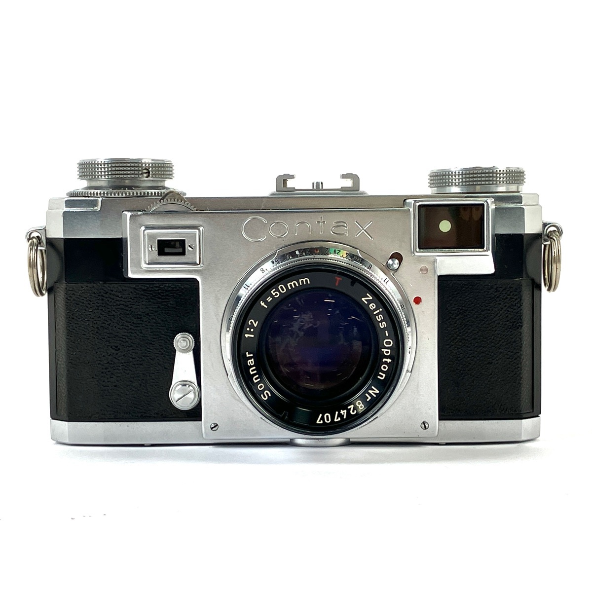 【在庫一掃】 ツァイス・イコン Zeiss Ikon Contax IIa + Sonnar 50mm f2［ジャンク品］ フィルム レンジファインダーカメラ 【中古】