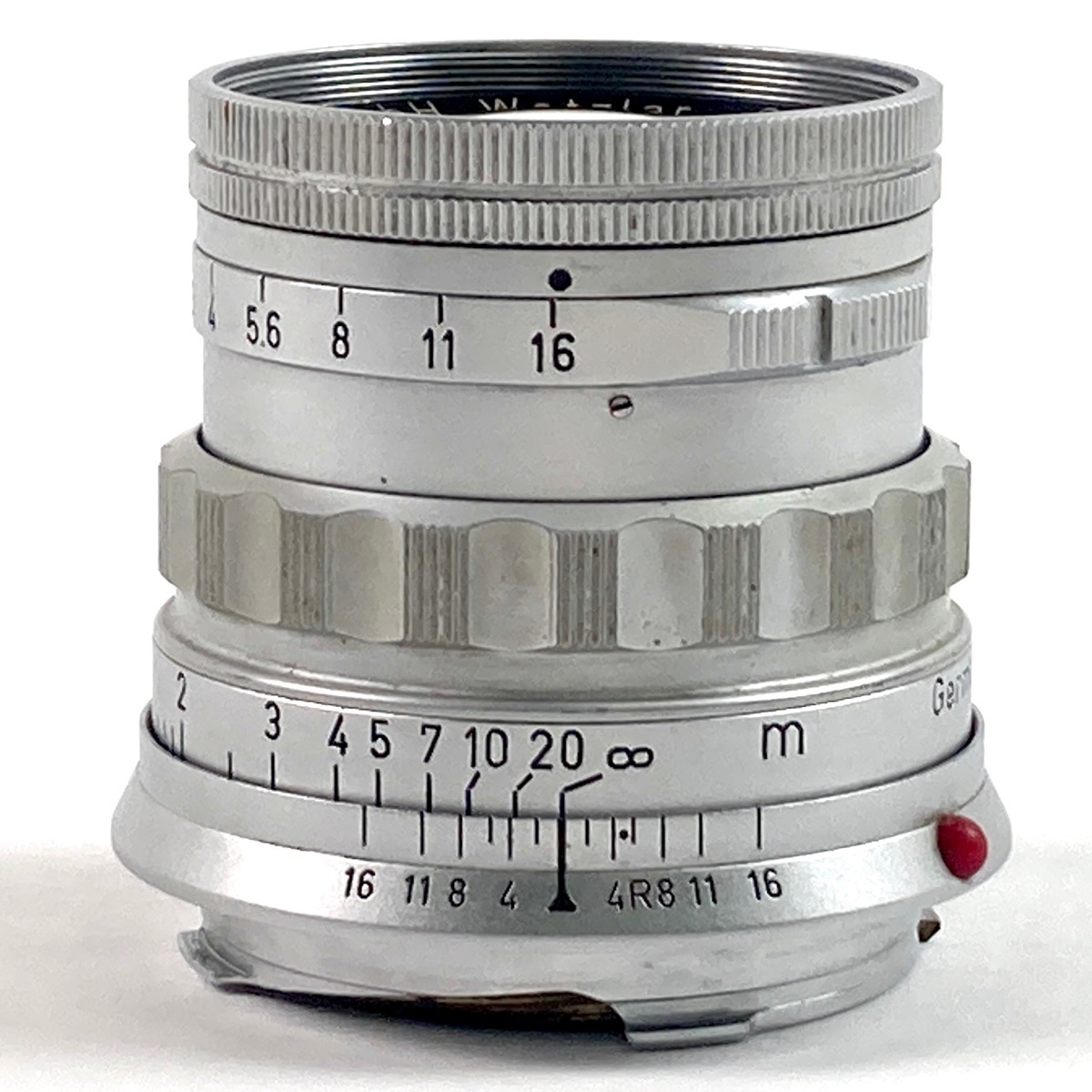 ライカ LEICA SUMMICRON 50mm F2 ズミクロン 固定鏡筒 Mマウント 前期 レンジファインダーカメラ用レンズ 【中古】