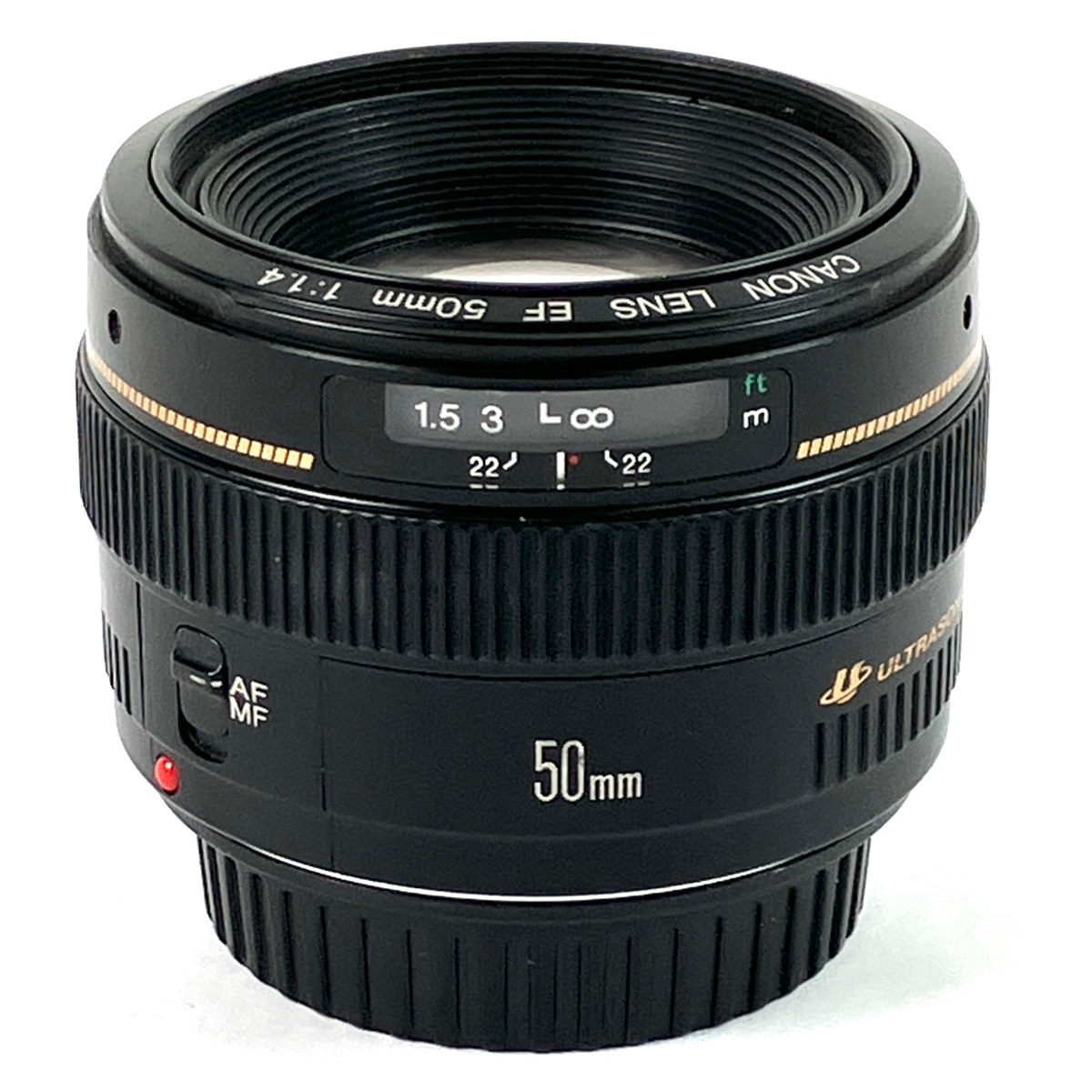 キヤノン Canon EF 50mm F1.4 USM［ジャンク品］ 一眼カメラ用レンズ（オートフォーカス） 【中古】