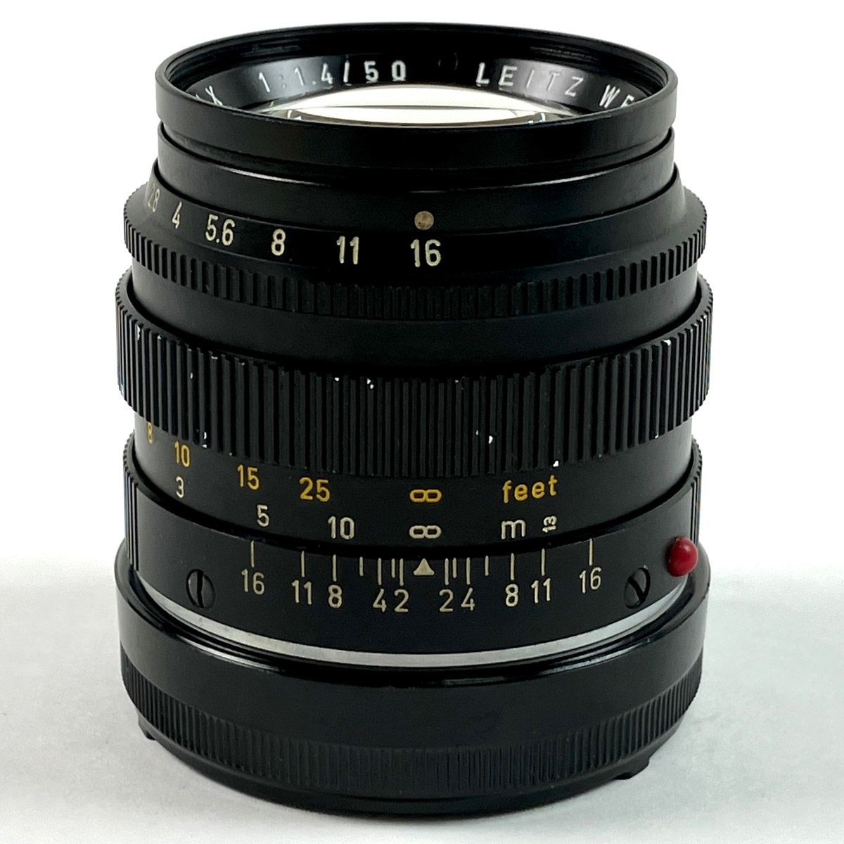 ライカ LEICA SUMMILUX 50mm F1.4 ズミルックス 第2世代 ブラック Mマウント レンジファインダーカメラ用レンズ 【中古】