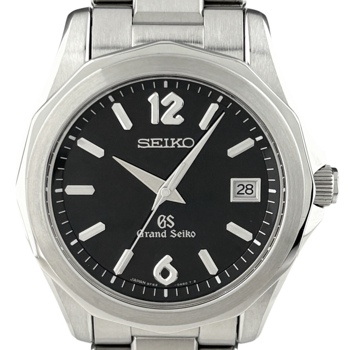 セイコー SEIKO グランドセイコー SBGX035/9F62-0A60 腕時計 SS クォーツ ブラック メンズ 【中古】