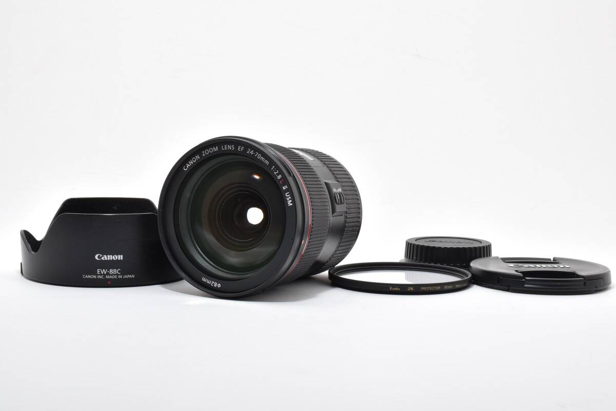 【超美品】Canon キヤノン　EF 24-70mm f/2.8 L II USM 望遠レンズ #566