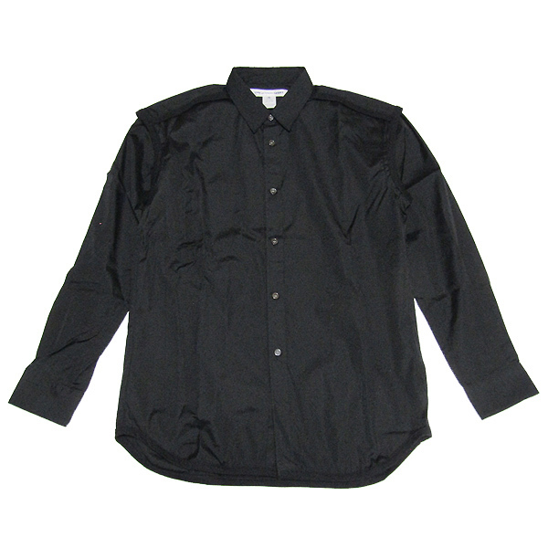 コムデギャルソンシャツ　シーム　シャツ　ブラック　S　comme　des　garcons　shirt