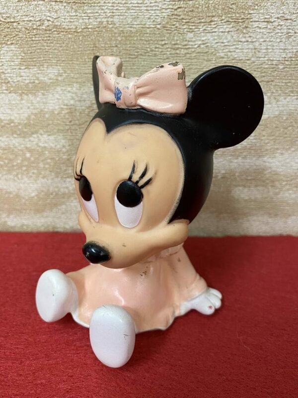 1980s ベビーミニーマウス ソフビ人形 ビンテージ ディズニー 赤ちゃん