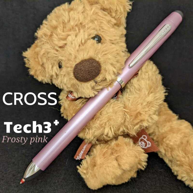 CROSS　クロス　TECH3+　テックスリー　プラス　フロスティーピンク　多機能ペン　ボールペン　中古　K1309 