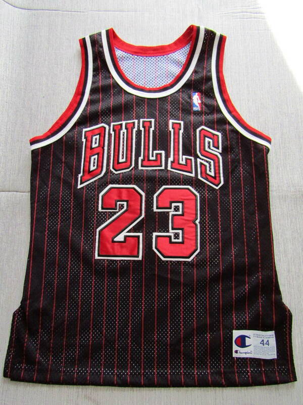 ■良品 90s NBA　BULLS マイケル・ジョーダン JORDAN　ユニフォーム　オーセンティック　ジャージ　チャンピオン製　当時物　刺繍