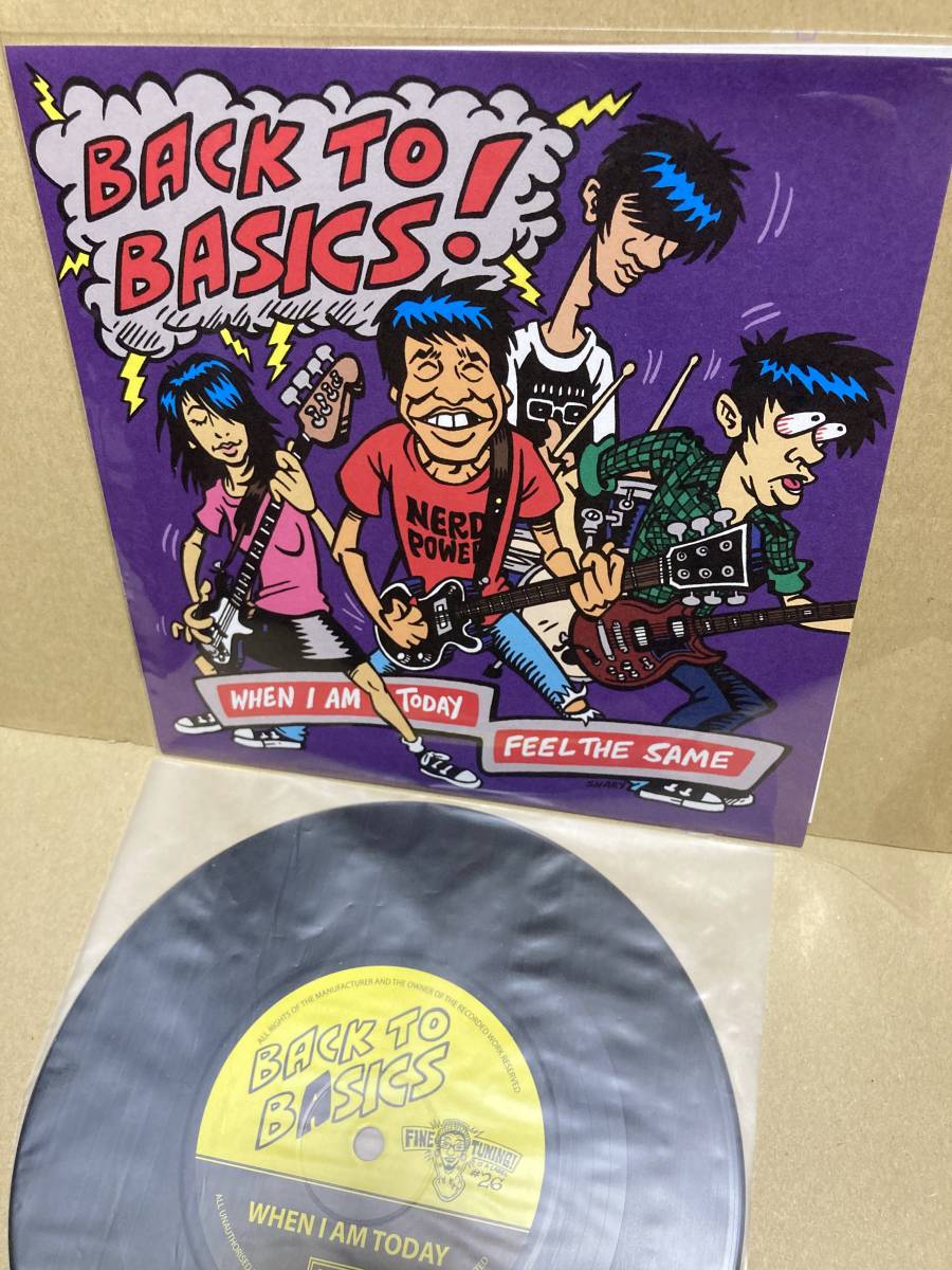 稀少7''！Back To Basics / When I Am Today FINE TUNING!#26 自主盤 POWER POP PUNK FIRST ALERT LOUDER BLOW ONE’S COOL LIQUID SCREEN