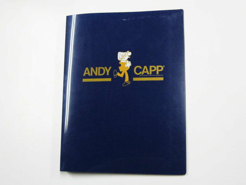 当時物 Andy Capp アンディキャップ バインダー ルーズリーフ ノート Reg Smythe レッグ・スマイス 昭和 レトロ 文具