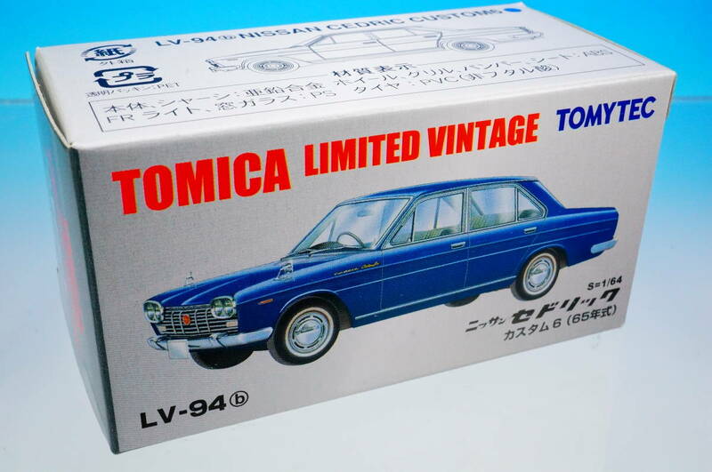 TOMYTEC TOMICA LIMITED VINTAGE LV-94b NISSAN CEDRIC CUSTOM6 S=1/64