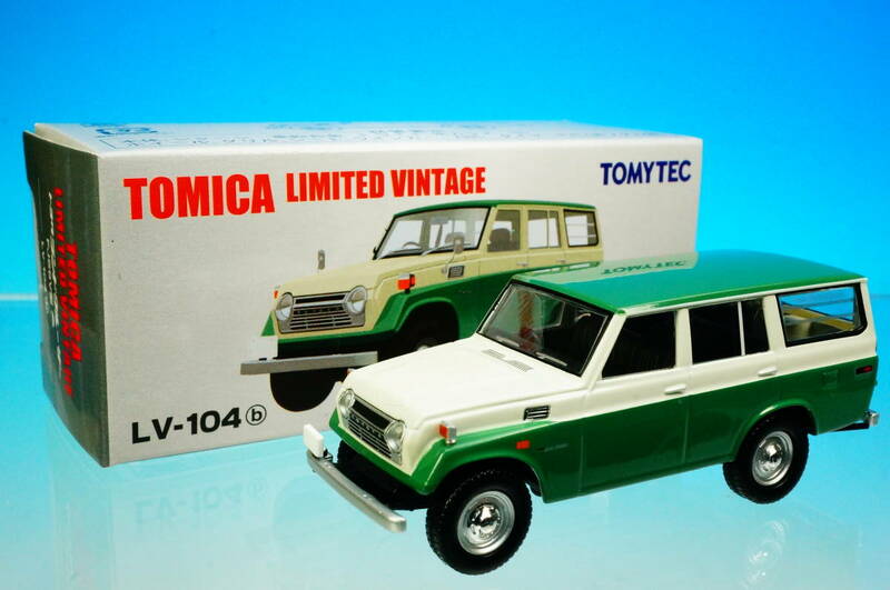 TOMYTEC TOMICA LIMITED VINTAGE LV-104b TOYOTA LANDCRUISER FJ56V S=1/64