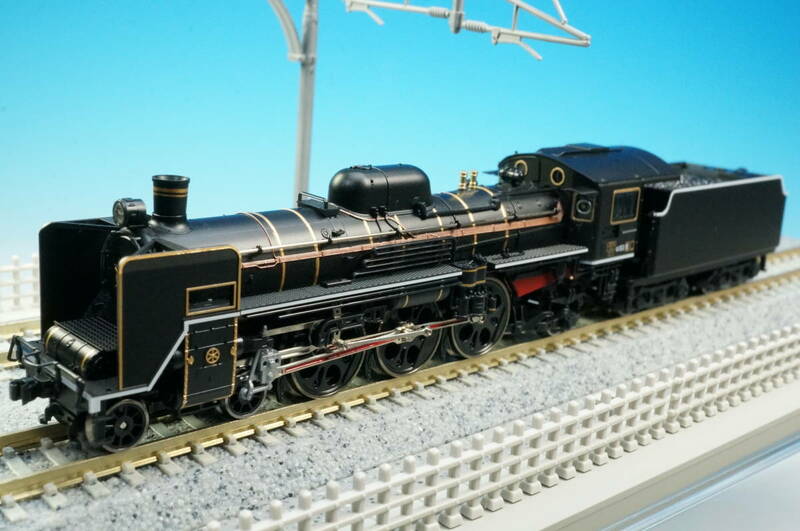 TOMYTEC Tomix 2008 J.R. Steam Locomotive Type C57 (C57 1/coupling with red line) JR C57形蒸気機関車 (1号機・ロッド赤入) (Nゲージ)