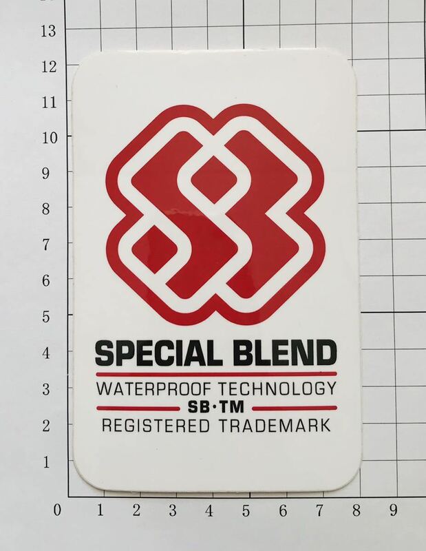 Special Blend TM WATERPROOF TECHNOLOGY TRADEMARK ステッカー スペシャルブレンド ステッカーD