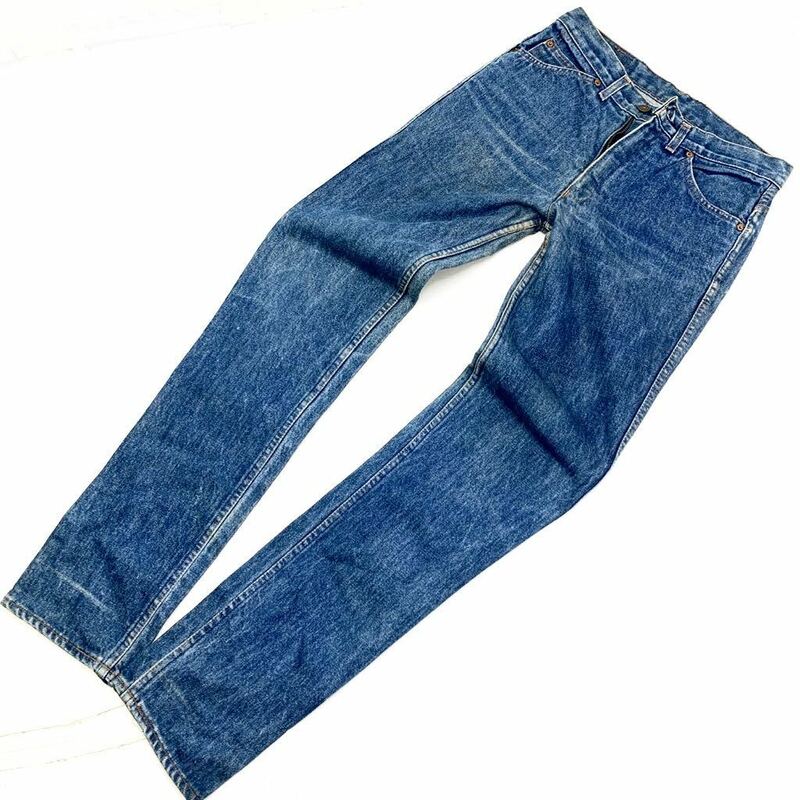 ■リーバイス LEVIS 821-0217 80s タロンジッパー オレンジタブ テーパード デニムジーンズ ジーパン ストーンウォッシュ W31-L34■Ja790