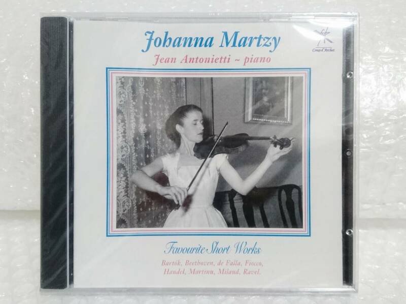 未開封+廃盤品+難あり　Coup d'Archet　CD　Johanna Martzy　Jean Antonietti　Favourite Short Works　COUP-CD006　ヨハンナ・マルツィ