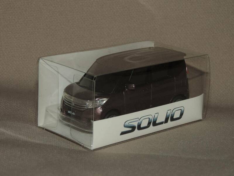 ☆新品☆非売品☆スズキ☆新型ソリオ☆プルバックカー☆SOLIO☆ミニカー☆