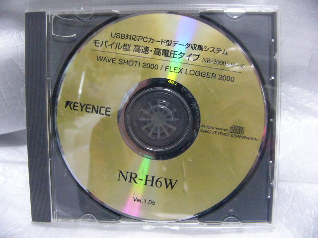★ Keyence NR-2000用ソフト NR-H6W Ver1.05