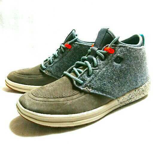 未使用/SPERRY TOP-SIDER/GAMEFISH CHUKKA/スペリー トップサイダー/ゲームフィッシュ/チャッカ/デッキ/スニーカー/US8=26.0cm/gray×gum