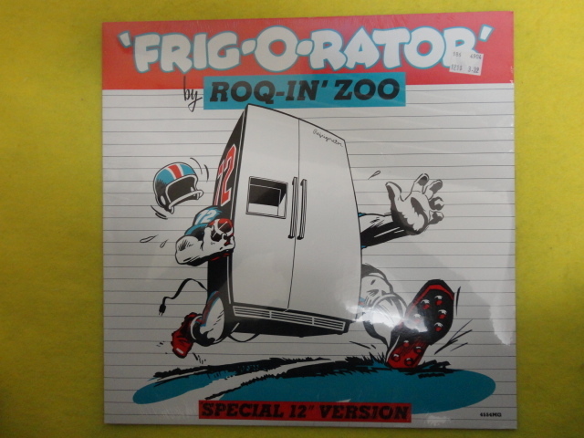 Roq-In' Zoo - Frig-O-Rator シュリンク未開封 オリジナル原盤 12 エレクトロ・ダンス DISCO 視聴