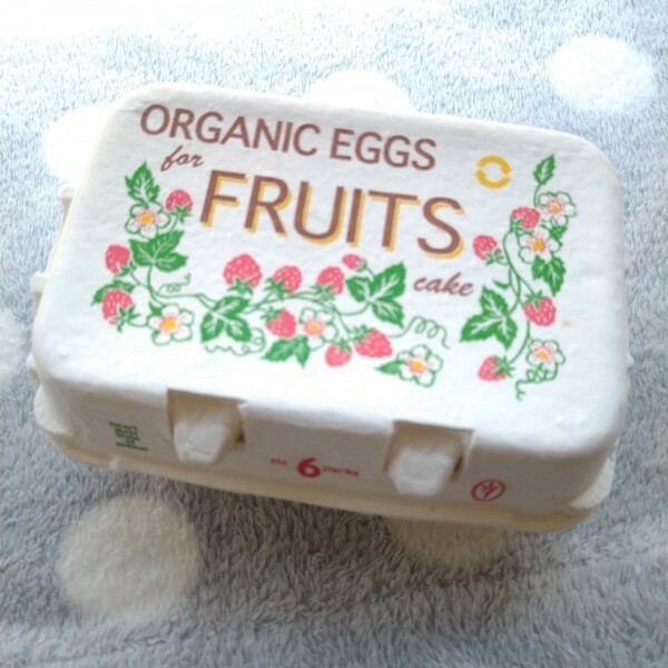 新品＆即決◎紙製たまごケース（卵６個用）【fruits】　卵パック
