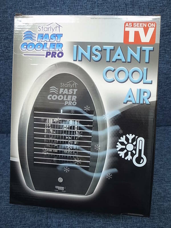 ☆未開封・保管品☆Stalyf FAST COOLER PRO☆INSTANT COOL AIR☆小型 扇風機 冷風扇☆