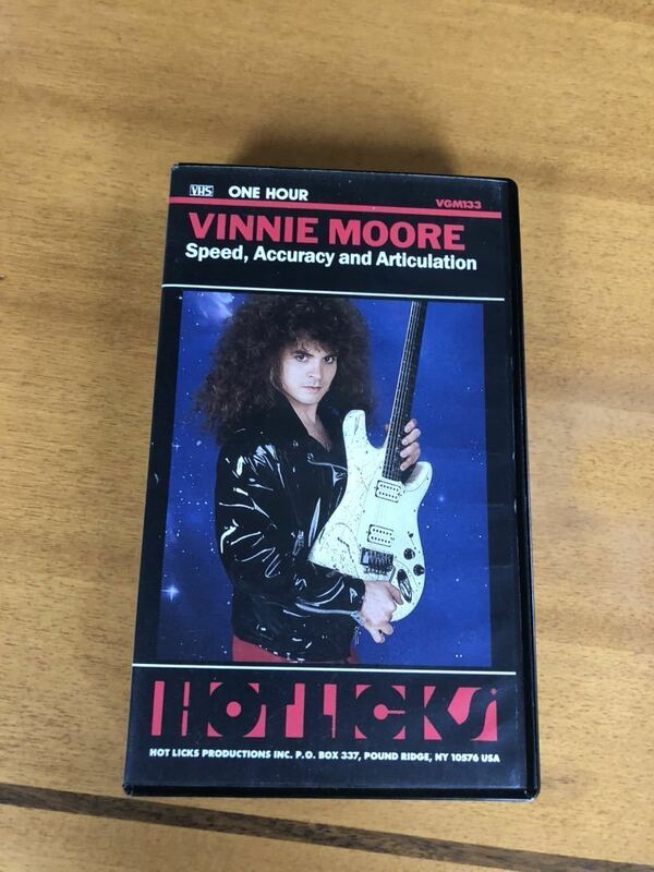 (未DVD化VHS)Vinnie Moore Speed,Accurary and Articulation ヴィニー・ムーア ギター教則ビデオ