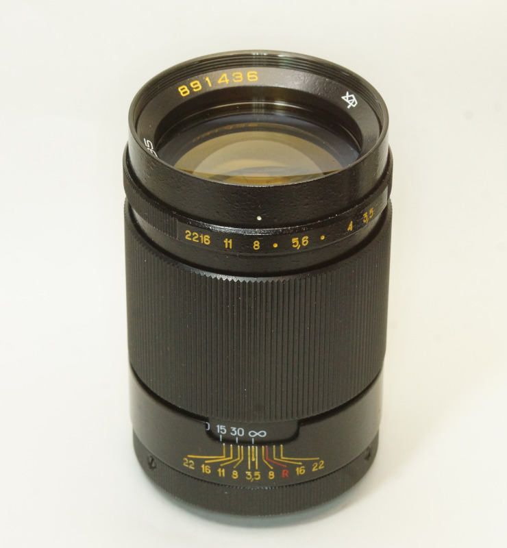 ソ連 KOMZ製 JUPITER-37A 3.5/135 M42 11A-436 1989年 絞羽12枚