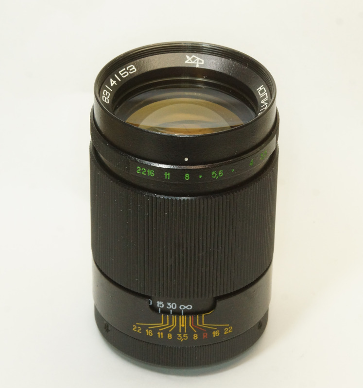 ソ連 KOMZ製 JUPITER-37A 3.5/135 M42 12NA-153 1983年 絞羽12枚 付属品一式