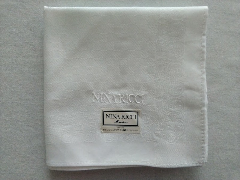 【正規品】NINA RICCI / ニナ・リッチ ハンカチ ホワイト dyh-11063