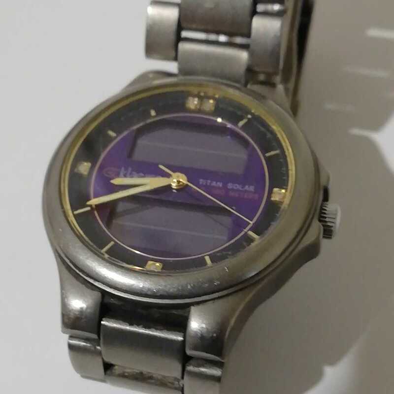 腕時計Klaeuse 　titan solar 