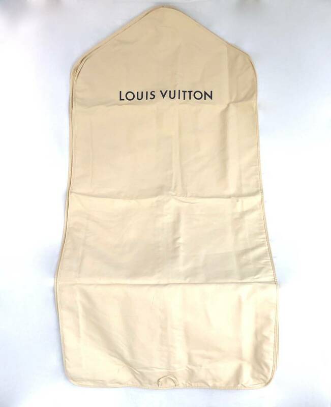 未使用 Louis Vuitton ルイヴィトン ガーメントケース ロゴ コットン生地 洋服入れ スーツカバー アイボリー 生成り LV P561